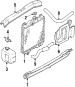 96061592 - Cooling System: Radiator for Chevrolet: Sprint Image