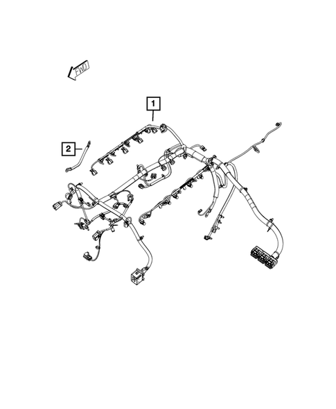 Wiring-Powertrain for 2014 SRT Viper #1