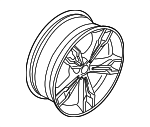 36117857077 - : Wheel, Alloy for BMW: 530e, 530e xDrive, 530i, 530i xDrive, 540d xDrive, 540i, 540i xDrive, M5, M550i xDrive Image