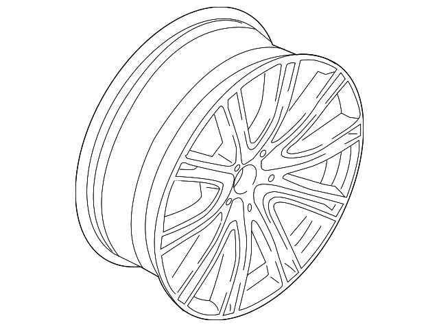 36118053502 - 2017-2023 BMW Wheel, Alloy (36-11-8-053-502