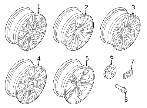 Wheels & Trim for 2018 BMW 540d xDrive #0