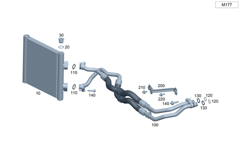 Oil Cooler for 2026 Mercedes-Benz AMG GT 55 #0