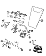 68139810AA - Wheels: Scissors Jack for Mopar Image