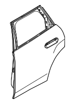 41529634501 - : Door Shell for Mini: Countryman Image