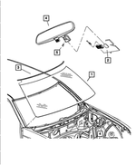 68043974AA - Body Sheet Metal Except Doors: Windshield for Mopar Image