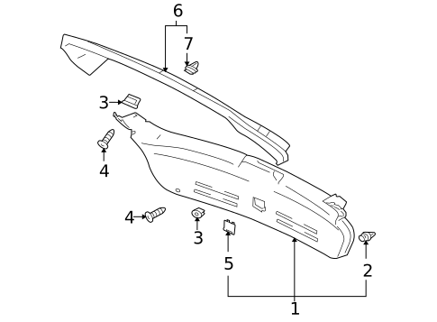 Interior Trim for 2010 Mitsubishi Endeavor #0