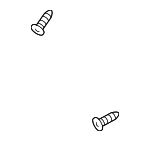 MS450177 - Body: Gate Trim Panel Screw for Mitsubishi Image