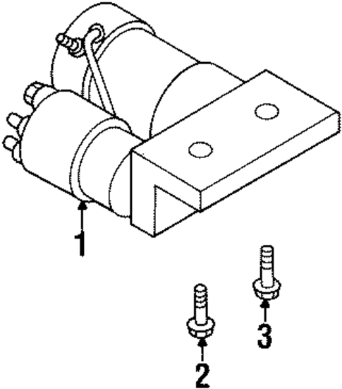 Starter for 2001 Isuzu VehiCROSS #1