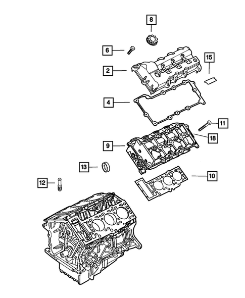 Cylinder Head for 2002 Dodge Stratus #0