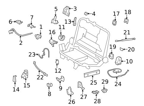 Third Row Seats for 2014 Toyota Land Cruiser #1