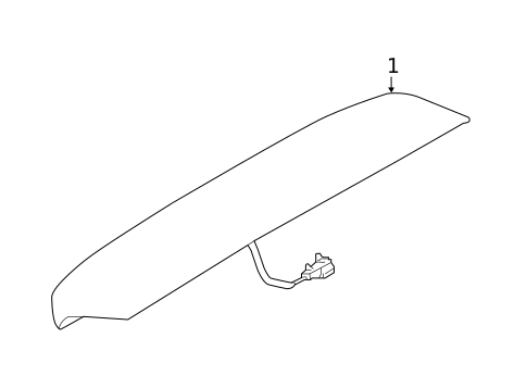 High Mounted Stop Lamp for 2023 Nissan TITAN #0