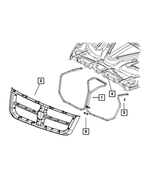 1FZ31ARHAB - : Radiator Grille for Mopar Image