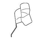 N90093502 - Body: Frame Molding Nut for Volkswagen: Golf, Golf R, GTI, Jetta, Passat, Rabbit, Taos, Tiguan, Tiguan Limited Image