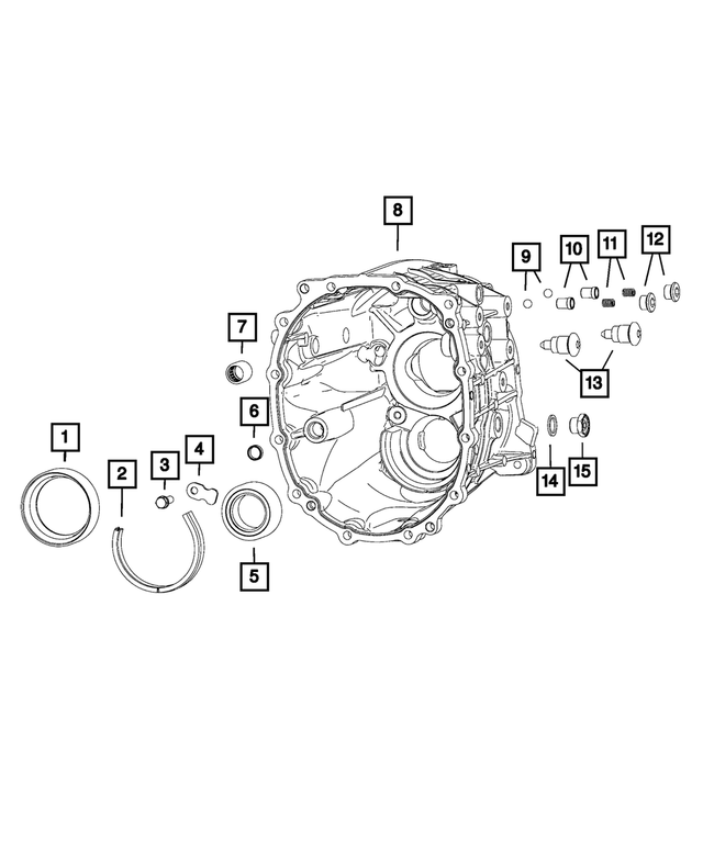 68453722AA - AL-6; 6-Speed; Manual Transmission: Output Shaft Bearing for Mopar Image