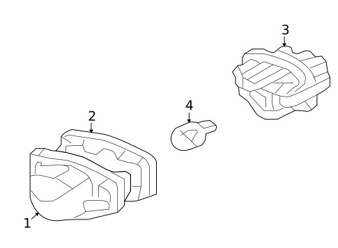 License Lamps for 2014 Honda Insight #0