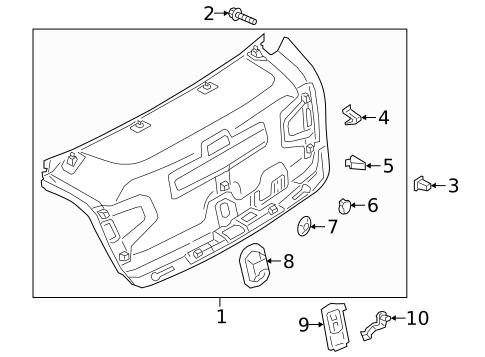 Interior Trim - Trunk for 2019 Audi A6 Quattro #0