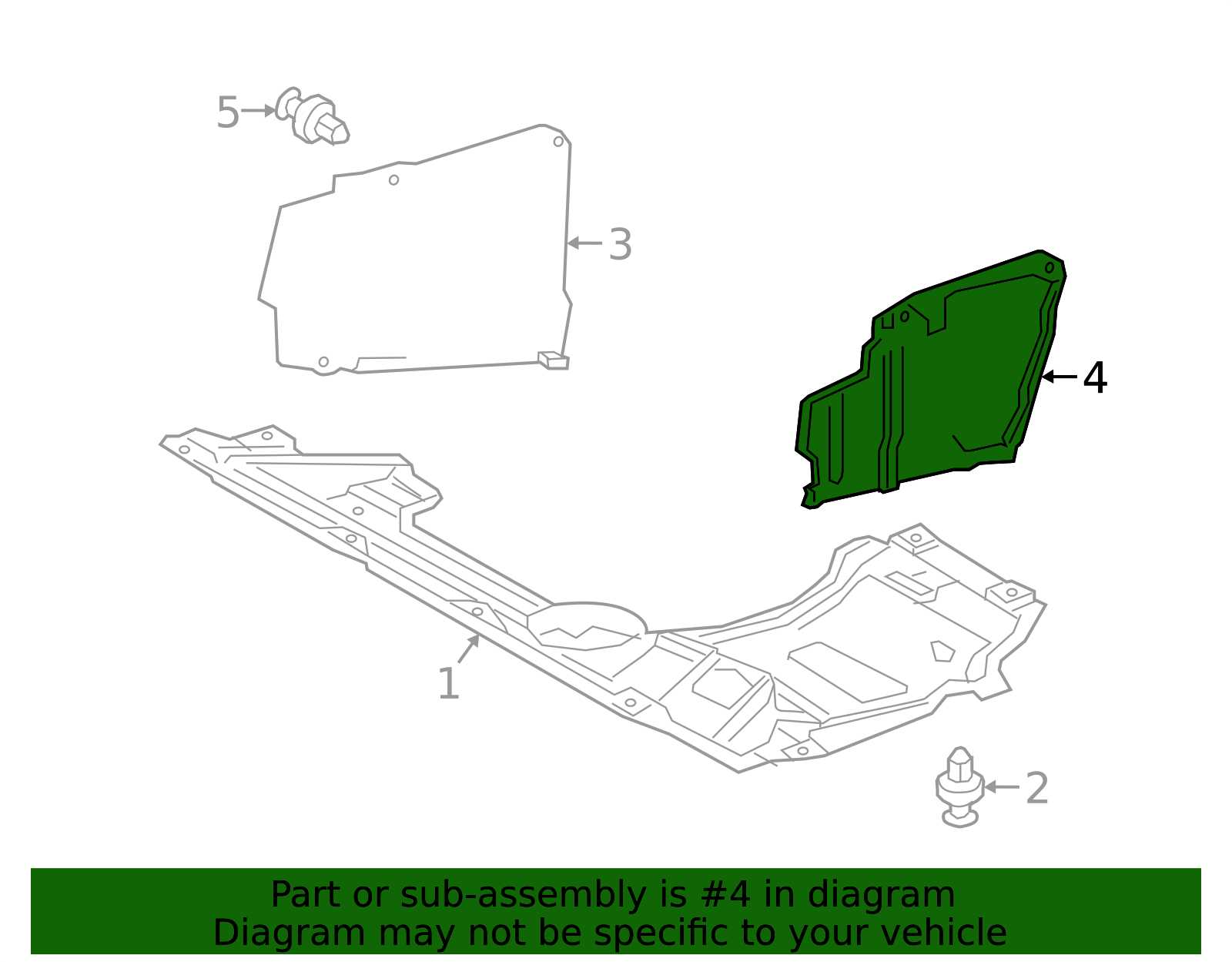 51444-42040 - High-Quality Radiator Support Splash Shield for 2015-2021 ...
