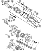 5093353AA - Service Brakes: Disc Brake Caliper, Right for Mopar Image image