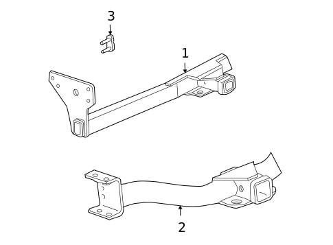 Trailer Hitch Components for 1995 Chevrolet Blazer #0