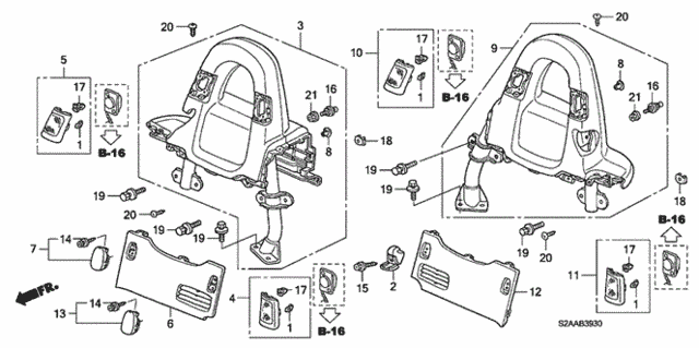 Roll Bar Garnish for 2008 Honda S2000 #0