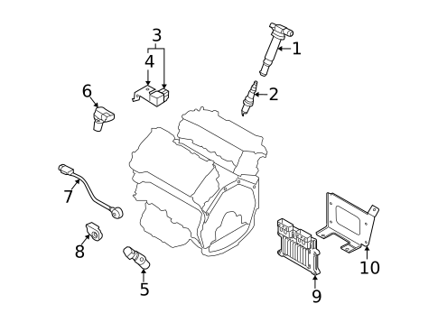 Ignition System for 2009 Kia Borrego #0