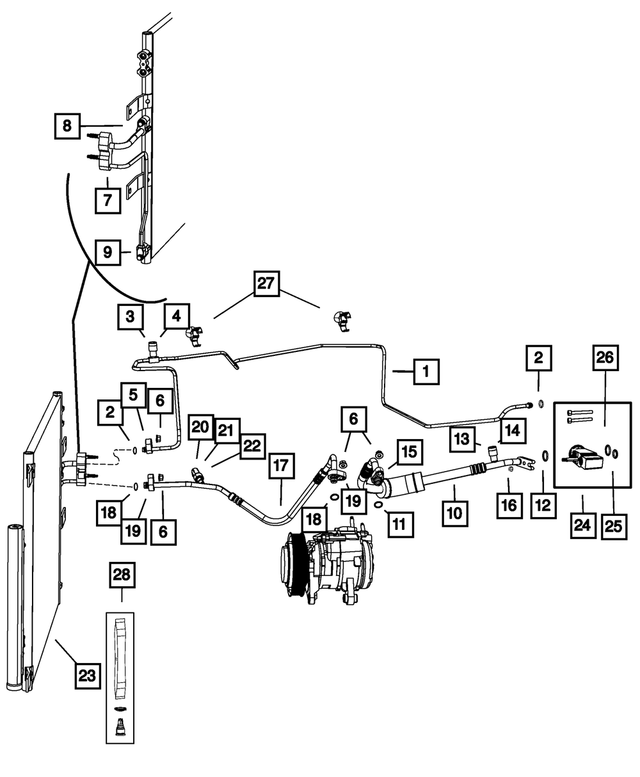 5179285AA - Air Conditioners and Heaters: A/c Charge Valve Cap for Mopar Image
