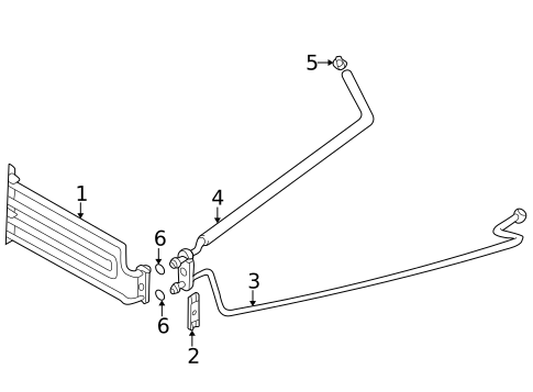Power Steering Oil Cooler for 1999 BMW 740iL #0