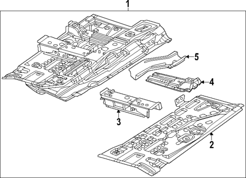 Floor & Rails for 2025 Dodge Hornet #0