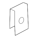 AYH100790 - Exhaust: Lower Shield U-Nut for Land Rover: Discovery, LR2, LR3, LR4, Range Rover, Range Rover Sport Image