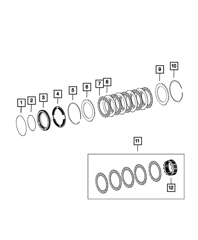 68020016AA - AS69RC; 6-Speed; Automatic Transmission: O Ring for Mopar Image