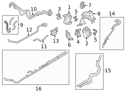 Pump & Hoses for 2011 BMW X6 #0