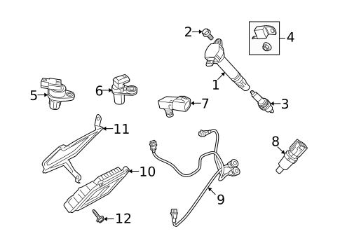 Ignition Coil for 2009 Dodge Journey #0