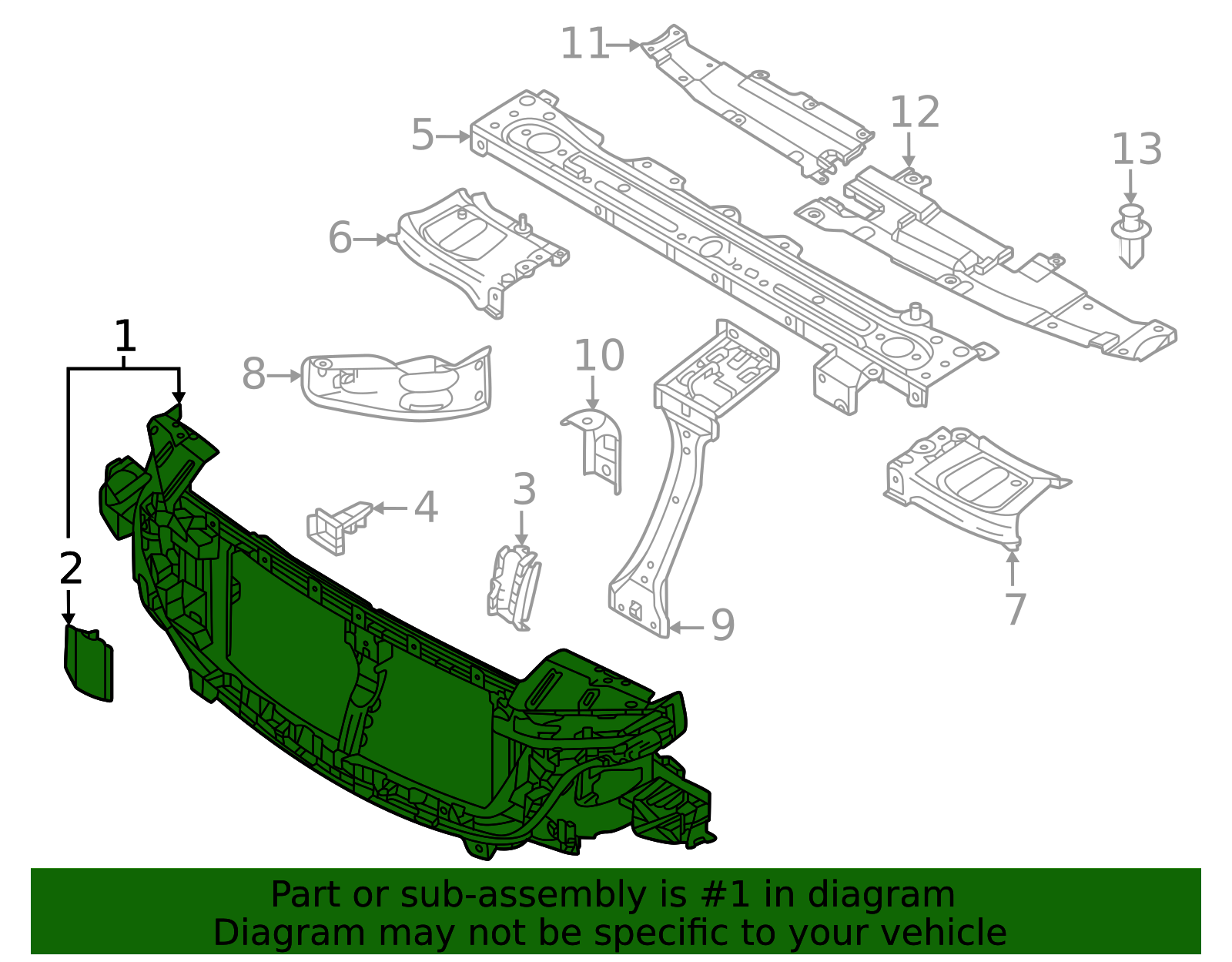 KBB3-50-71Y - Grille Reinforcement - 2024-2025 Mazda | Mazda Swag