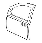 55362151AF - Body: Door Shell for Mopar Image