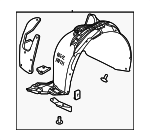 42693360 - Body: Fender Liner for Chevrolet: Bolt EUV Image