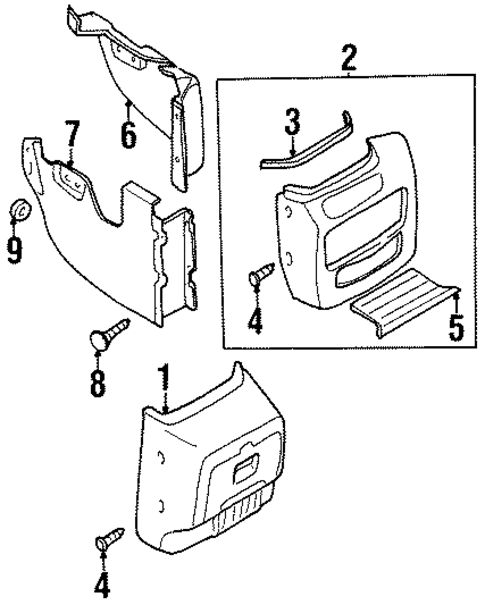 Center Console for 1998 Nissan Quest #0