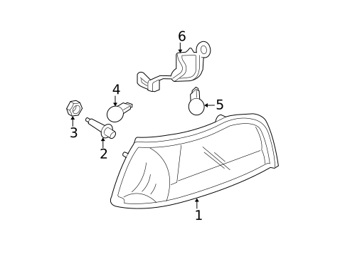 Side Marker & Signal Lamps for 2005 Mercury Grand Marquis #0