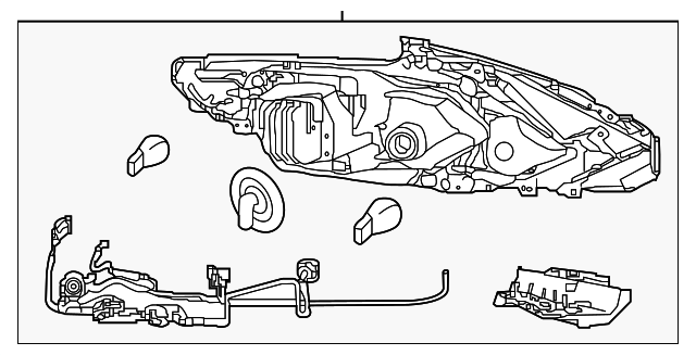 Genuine Composite Assembly - 26060-9HS3B | NissanParts.cc | Nissan