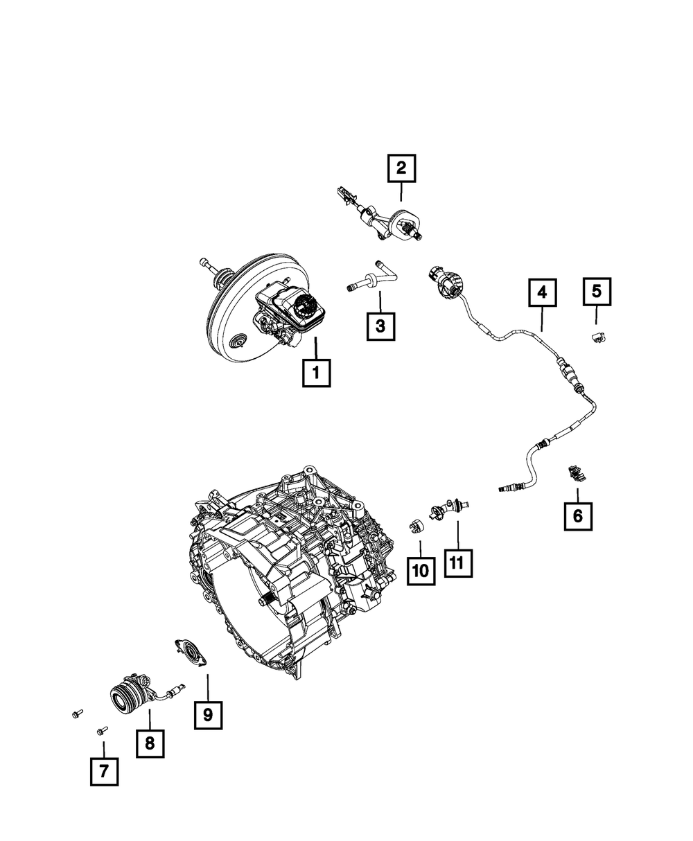 Clutch Release Bearing - Mopar (68196158AA)