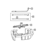 4766477AA - Wheels: Load Floor Support for Mopar Image