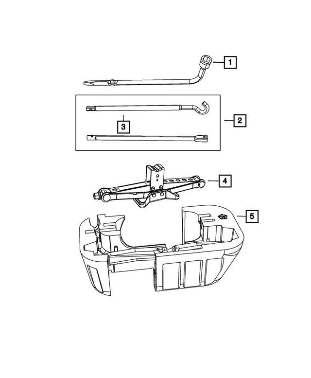 4766477AA - Wheels: Load Floor Support for Mopar Image