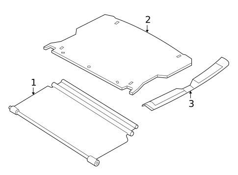 Interior Trim - Rear Body for 2007 Mercury Mariner #0