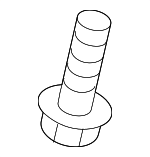 865793K000 - Body: Side Bracket Screw for Kia: Cadenza, Carnival, EV9, Forte, Forte Koup, Forte5, K5, K900, Niro, Niro EV, Optima, Rio, Sedona, Seltos, Sorento, Soul, Soul EV, Sportage, Stinger Image