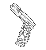 B45A70120 - Body: Lock Pillar Reinforced for Mazda: 3 Image