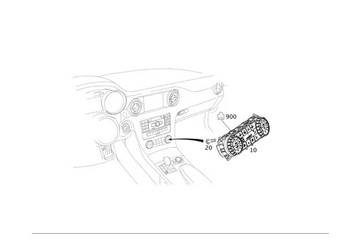 Operating Unit for 2013 Mercedes-Benz SL550 #0