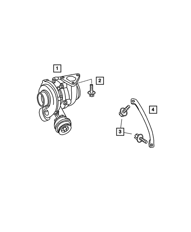 5142494AA - Fuel: Turbocharger for Mopar Image