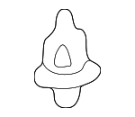 9046709093 - Body: Lower Cover Retainer for Scion: xA | Toyota: Avalon, Echo, Matrix, MR2, Paseo, Sienna, Supra, T100, Tercel Image