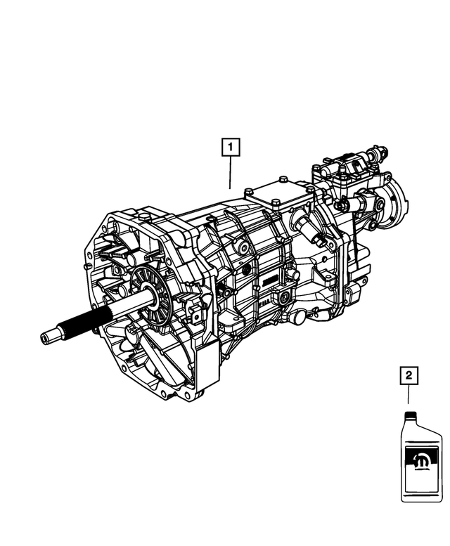 68260246AQ - TR6060; 6-Speed; Manual Transmission: Transmission for Mopar Image