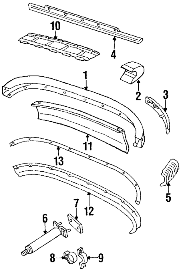 93050511201 - Body: Face Bar for Porsche Image