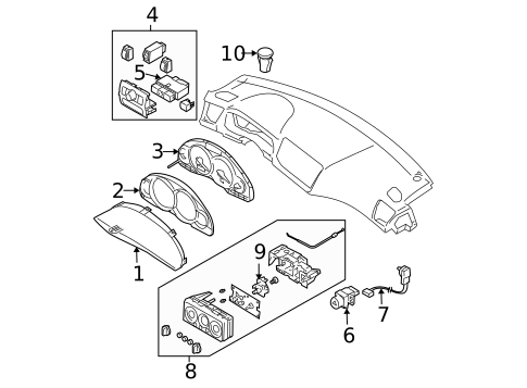 Switches for 2006 Subaru Legacy #1
